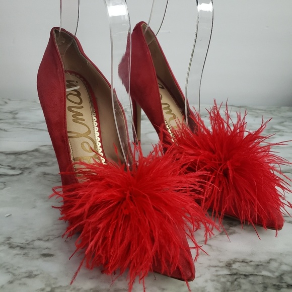 sam edelman feather pumps